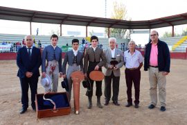 Raúl Montero, vencedor del Certamen de Escuelas de Tauromaquia en Clases Prácticas en Salamaq 2017